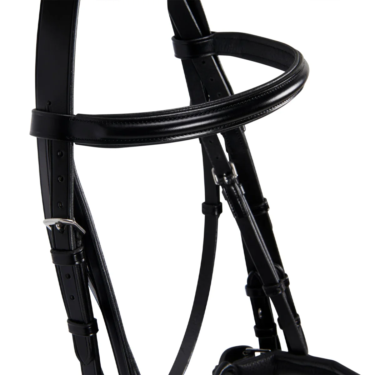Bride de dressage en cuir italien Equestro – Image 3